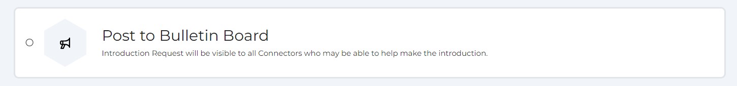 Bulletin Board from standard request