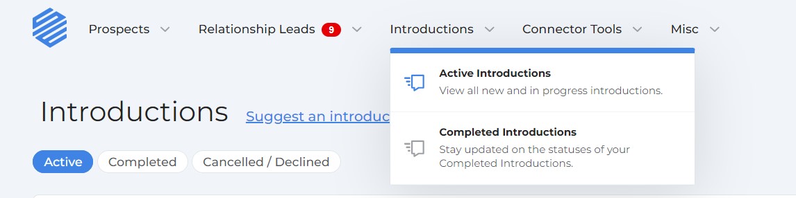 Introductions tracking