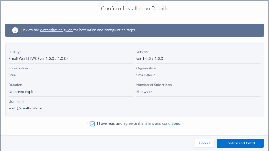 Terms and conditions